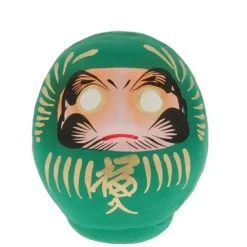 MIYA Company Daruma Green Health 3-3/4" New