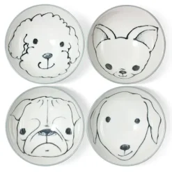 MIYA Company Dog Days 4.5" Rice Bowl Set Best