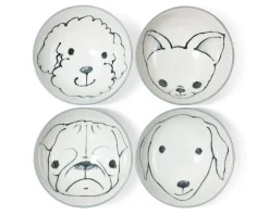 MIYA Company Dog Days 4.5" Rice Bowl Set Best