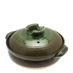 MIYA Company Donabe Casserole Earth Green 8-Go Hot