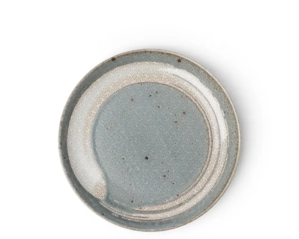 MIYA Company Enso Green Plate 7-1/4" Hot