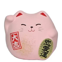 MIYA Company Feng Shui Cat 2.25" - Pink New