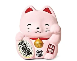 MIYA Company Feng Shui Fortune Cat Bank - Pink Clearance