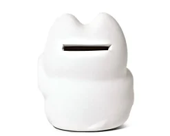 MIYA Company Feng Shui Fortune Cat Bank - White Outlet