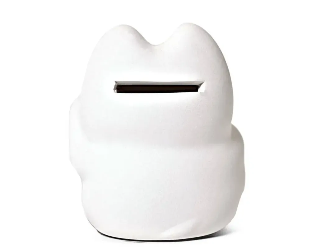 MIYA Company Feng Shui Fortune Cat Bank - White Outlet