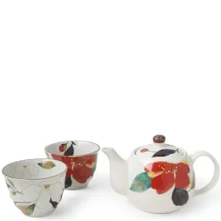 MIYA Company Floral Fall Tea Set