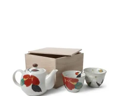 MIYA Company Floral Fall Tea Set