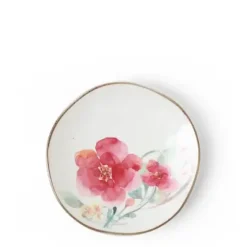 MIYA Company Floral Mini Plate Magenta Outlet