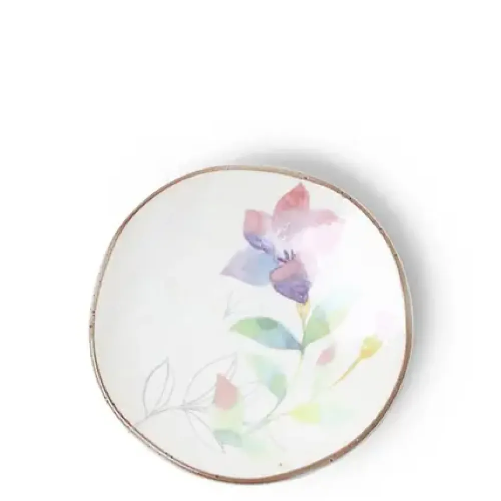 MIYA Company Floral Mini Plate Purple Pink Sale
