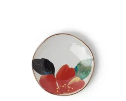MIYA Company Floral Mini Plate Red Best
