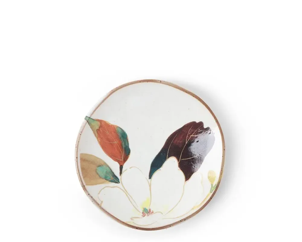 MIYA Company Floral Mini Plate White