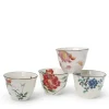 MIYA Company Floral Summer 7 Oz. Teacup Set New