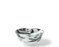 MIYA Company Flying Dragon 5.75" Bowl Gray Hot