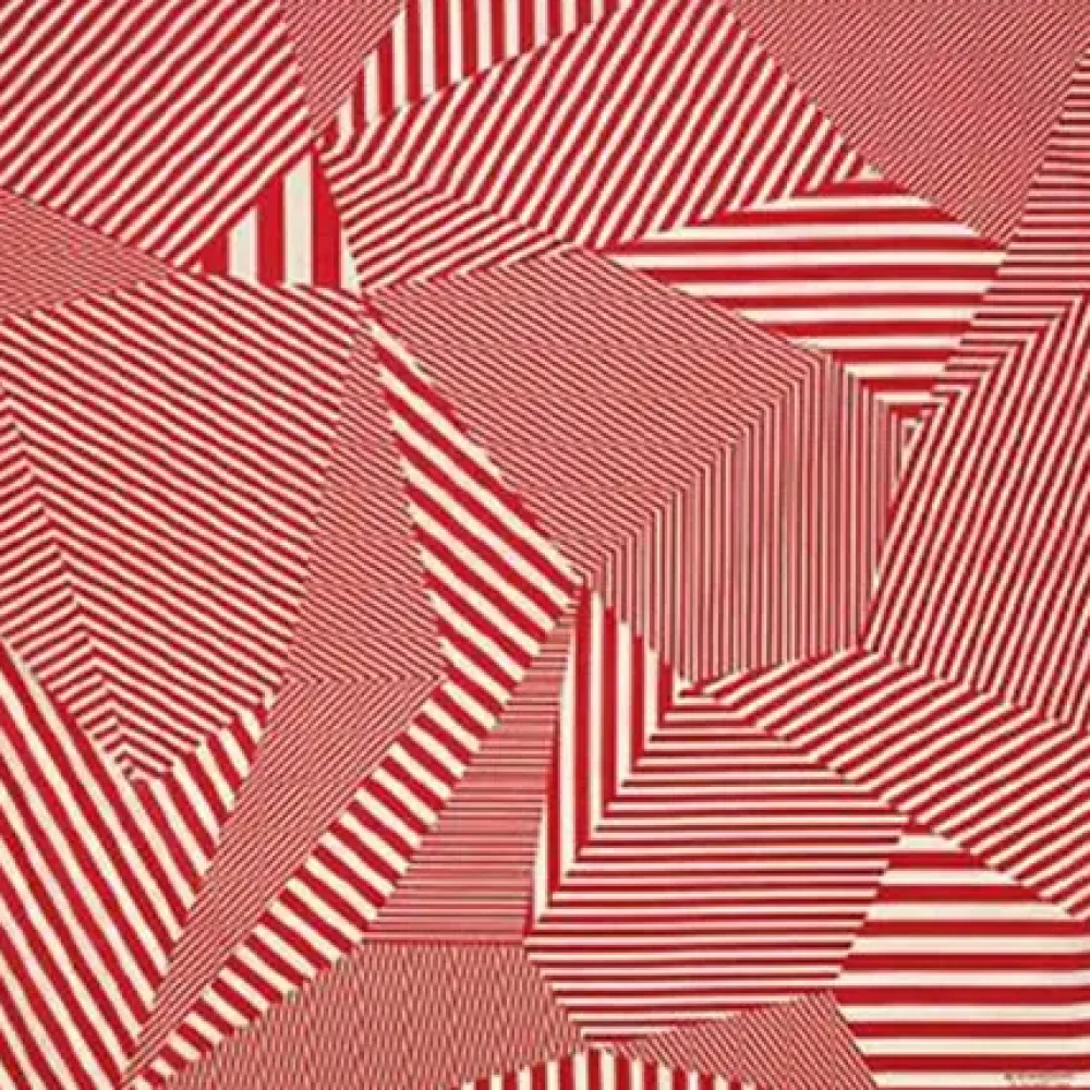 MIYA Company Furoshiki Pattern Stripes Red 38.75" Sq. Best