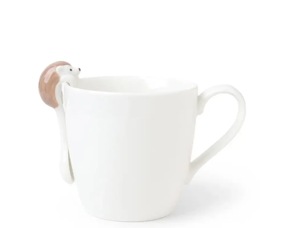 MIYA Company Hanging Spoon Hedgehog Brown Outlet