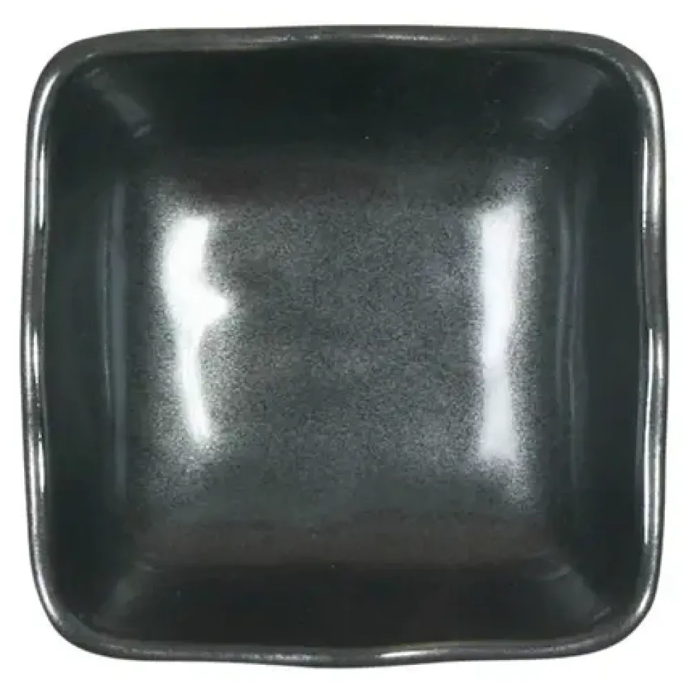 MIYA Company Iron Glaze 3.25" Sq. Dish Hot