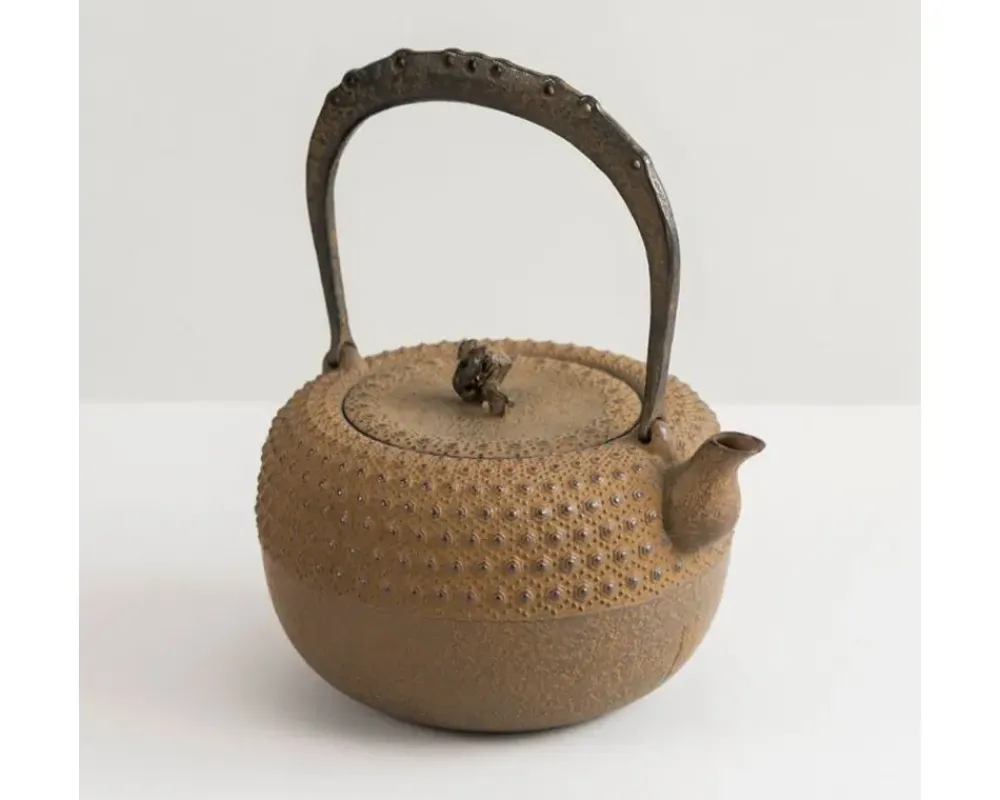 MIYA Company Iwachu Kettle Tetsubin Gravel Turtleshell Brown Clearance