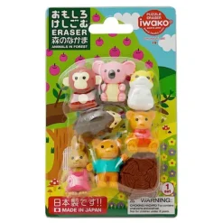 MIYA Company Iwako Forest Friends Eraser Pack At Miya Discount
