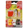 MIYA Company Iwako Kokeshi Fortune Cat Eraser Pack At Miya Online