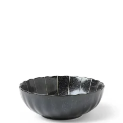 MIYA Company Kasa Lines Black 5.5" Bowl Discount
