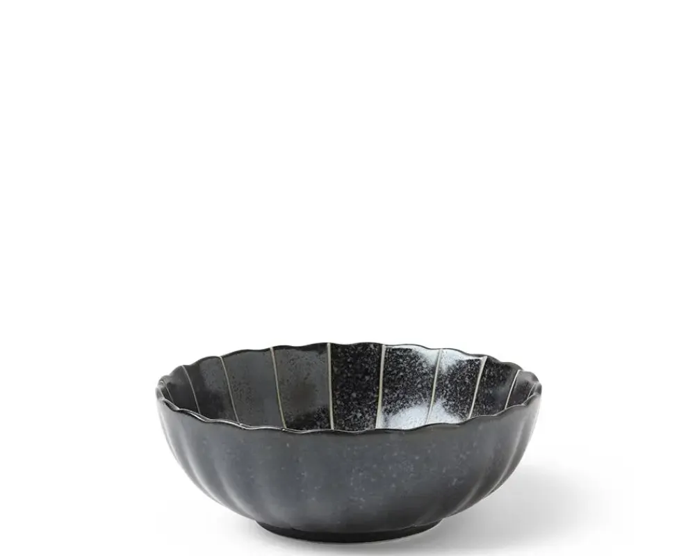 MIYA Company Kasa Lines Black 5.5" Bowl Discount