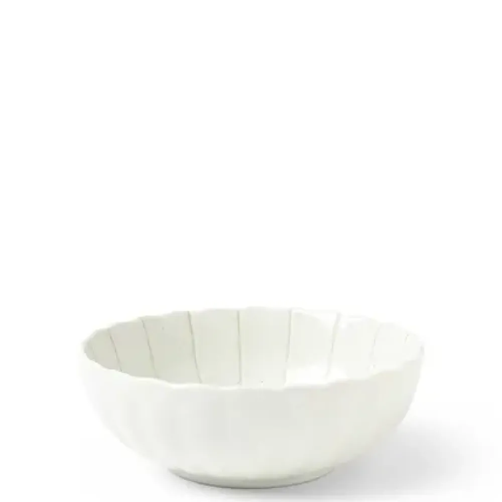 MIYA Company Kasa Lines White 5.5" Bowl Best