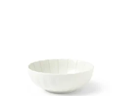 MIYA Company Kasa Lines White 5.5" Bowl Best