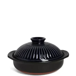 MIYA Company Kikka Blue Donabe Casserole 9" Hot