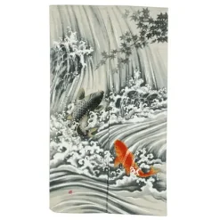 MIYA Company Koi Waterfall Noren Online