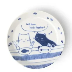 MIYA Company Lunch Date Cats 5-1/2" Plate Clearance