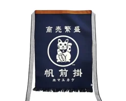 MIYA Company Maekake Canvas Apron - Fortune Cat Online