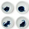 MIYA Company Midnight Blue Cat Dish Set Discount