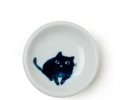 MIYA Company Midnight Blue Cat Dish Set Discount