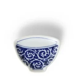 MIYA Company Mini Plate 3.75" Blue & White Teacup Karakusa Clearance