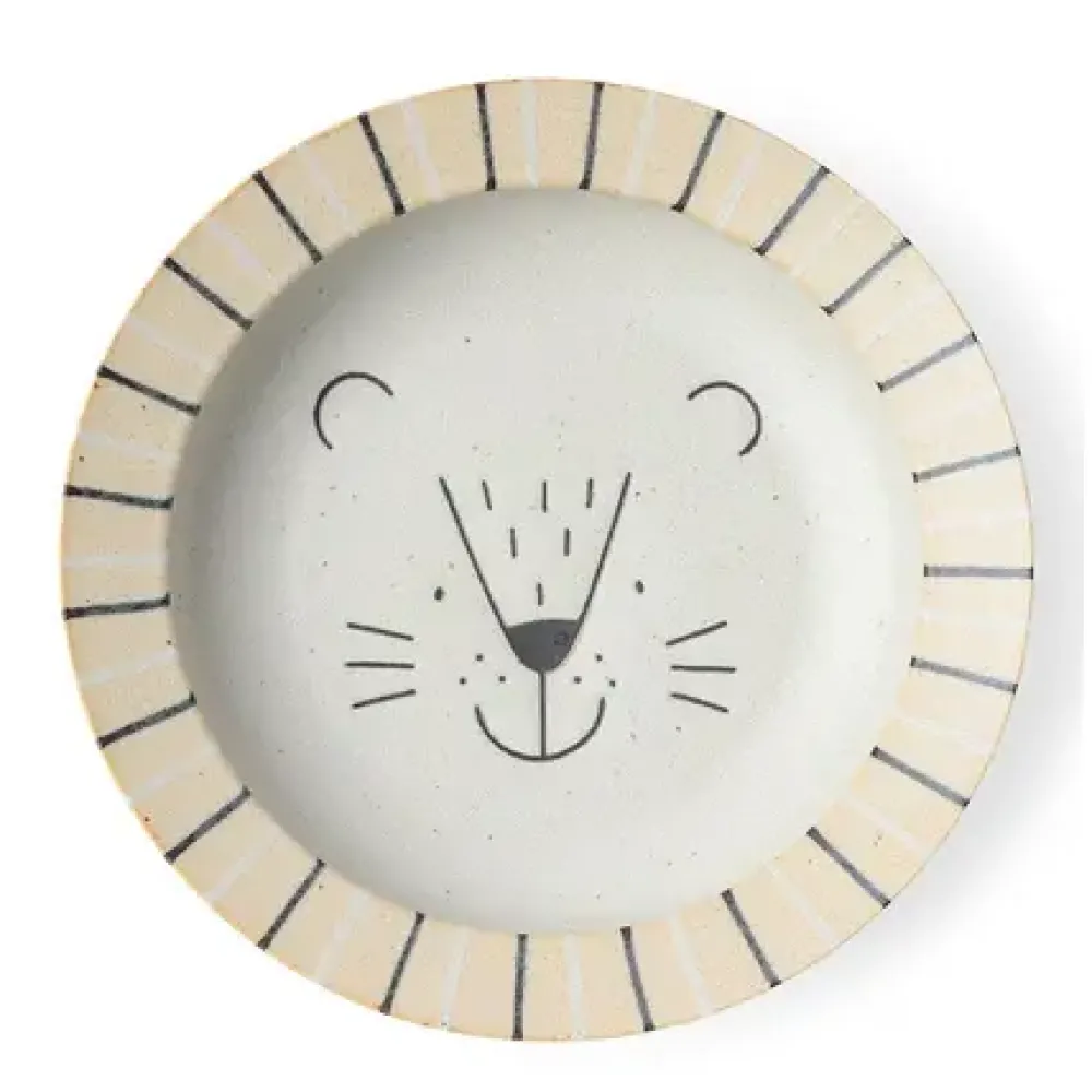 MIYA Company Mogu Mogu Lion Shallow Bowl 8.75" New