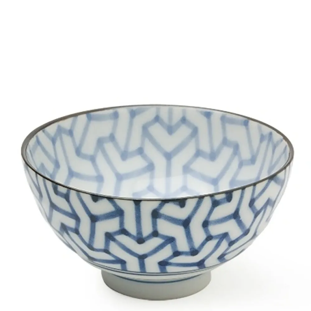 MIYA Company Monyou 4.25" Kumi Kikkou Rice Bowl Clearance