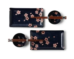 MIYA Company Namako Pink Sakura Sushi For Two Set