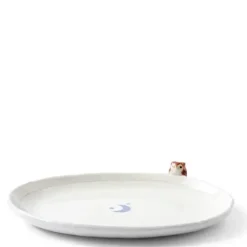MIYA Company Plate Owl & Moon Design Discount
