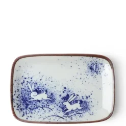 MIYA Company Plate Rabbit & Moon 6-1/2" Outlet