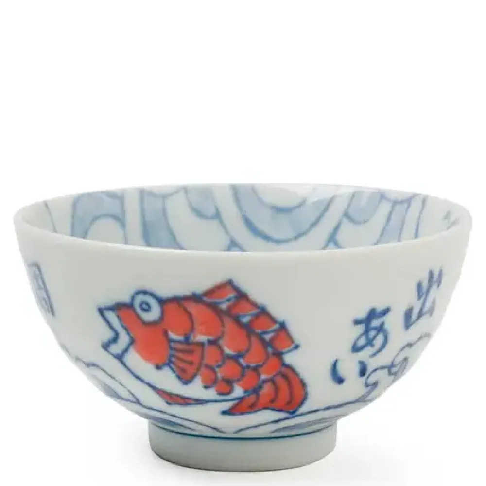 MIYA Company Red Tai 4.5" Rice Bowl Hot