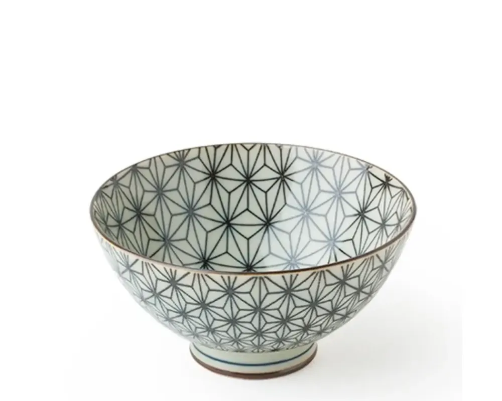 MIYA Company Retro Black & White 4.5" Rice Bowl Set Discount