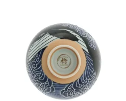 MIYA Company Rice Bowl Blue Whale Waves (Xl) 5-3/4