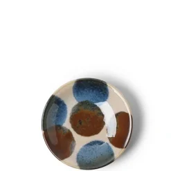 MIYA Company Rustic Blue & Brown 3.5" Sauce Dish Best