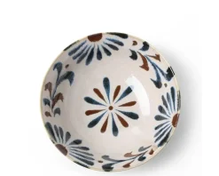 MIYA Company Rustic Blue Floral Noodle Bowl Hot