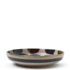 MIYA Company Rustic Dots 7.75" Shallow Bowl Discount