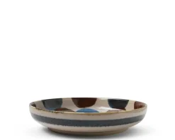 MIYA Company Rustic Dots 7.75" Shallow Bowl Discount