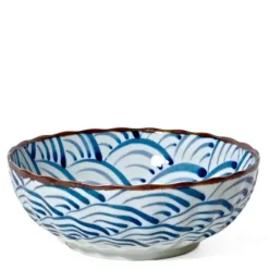 MIYA Company Saikai Nami Waves 7.25" Bowl Hot