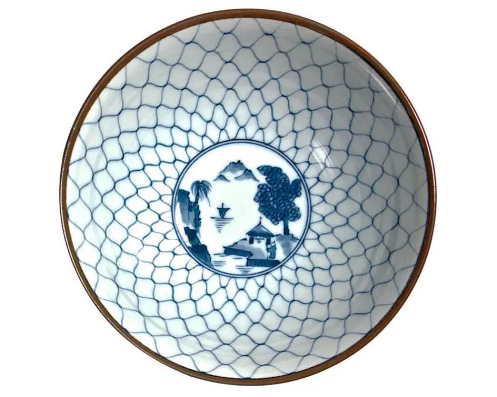 MIYA Company Sansui Landscape 7" Noodle Bowl New