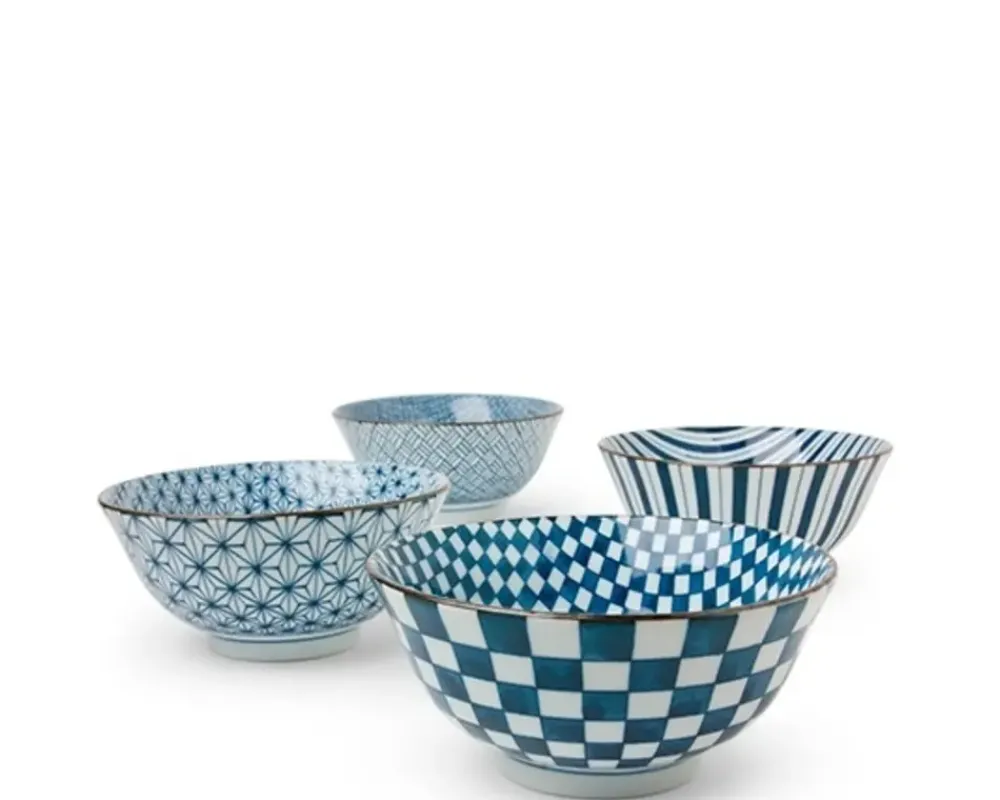 MIYA Company Sashiko Stitch 6" Bowl New