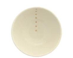 MIYA Company Satin White Dots 7-1/4